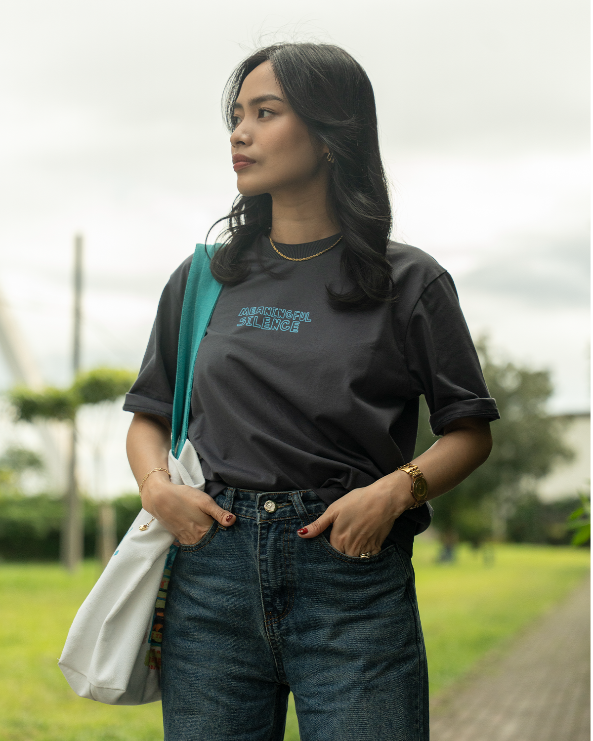 [PRE-ORDER ]MEANINGFUL SILENCE - T-Shirt (Lagoon)