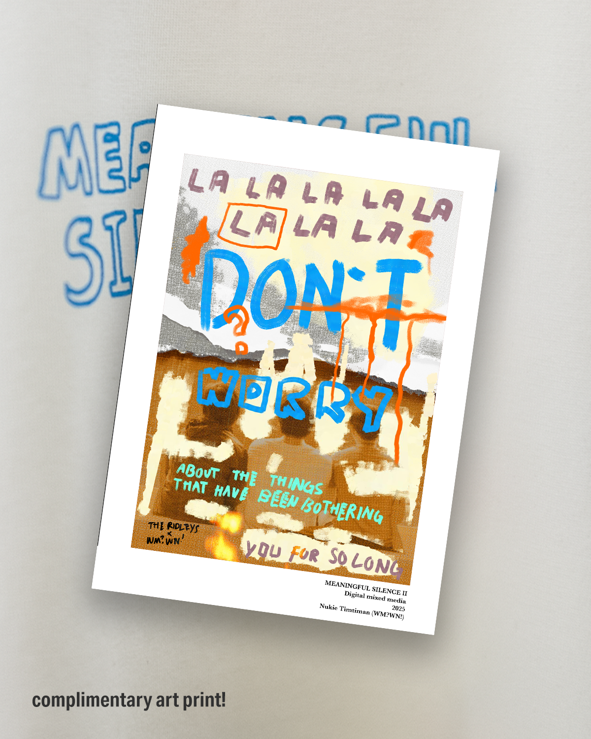 [PRE-ORDER ]MEANINGFUL SILENCE - T-Shirt (Lagoon)